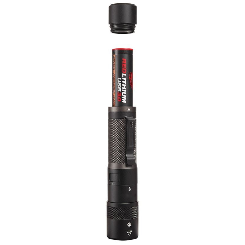 Milwaukee USB Rechargeable 1100L Twist Focus Flashlight