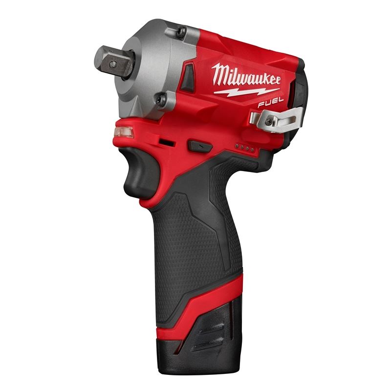 Milwaukee 2555P-22 M12 FUEL 1/2 Stubby Impact Wrench w/ Pin Detent Kit