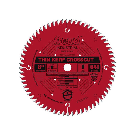 Freud | LU74R008 8" Thin Kerf Ultimate Cut-Off Blade