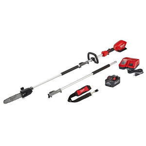 2825-21PS M18 FUEL 18 Volt Lithium-Ion Brushless Cordless 10 in. Pole Saw Kit with QUIK-LOK Attachment Capability