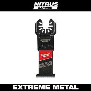 Milwaukee 49-25-1561 NITRUS CARBIDE Extreme Metal Universal Fit OPEN-LOK Multi-Tool Blade - 1pk