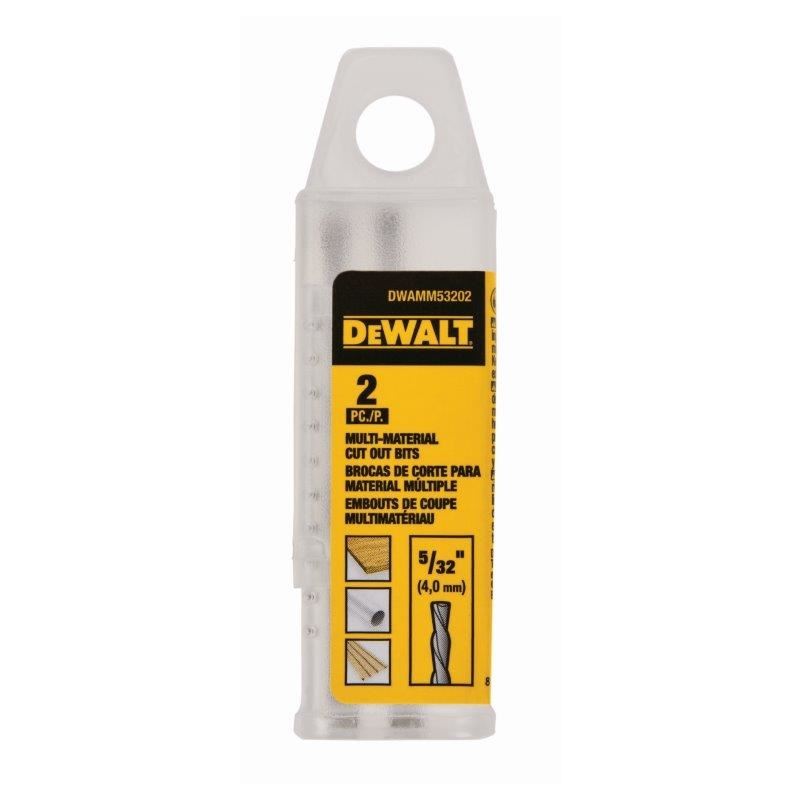 DeWalt DWAMM53202 5/32 in Multi-Material Cut Out Bit 2 Pack