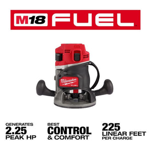 Milwaukee 2838-20 M18 FUEL 18 Volt Lithium-Ion Brushless Cordless 1/2in Router - Tool Only