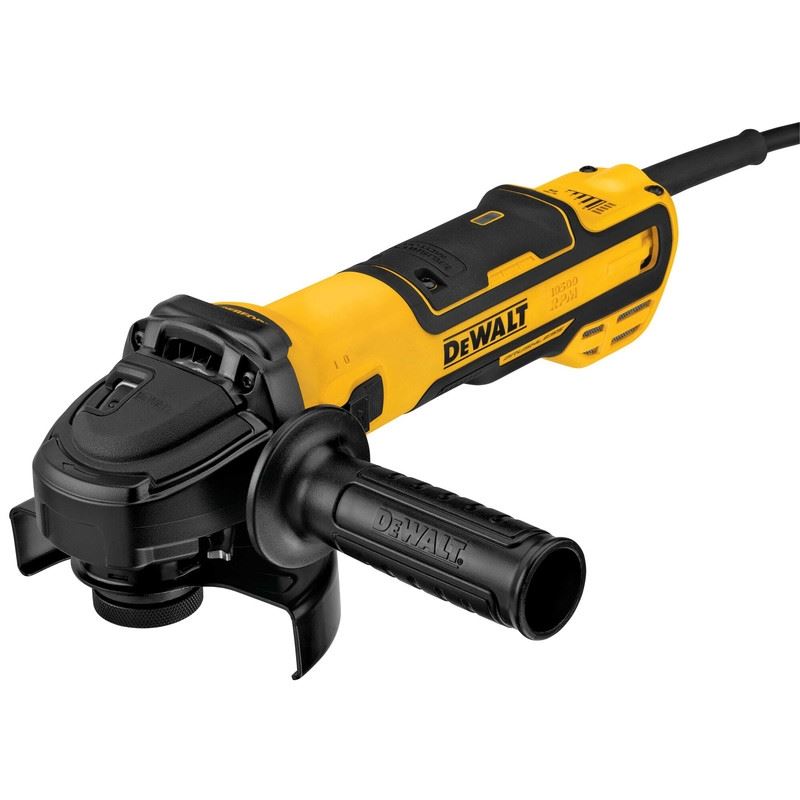 DEWALT DWE43231VS 5 in. Brushless Slide Switch VS Small Angle Grinder with KICKBACK BREAK and Pipeline Cover