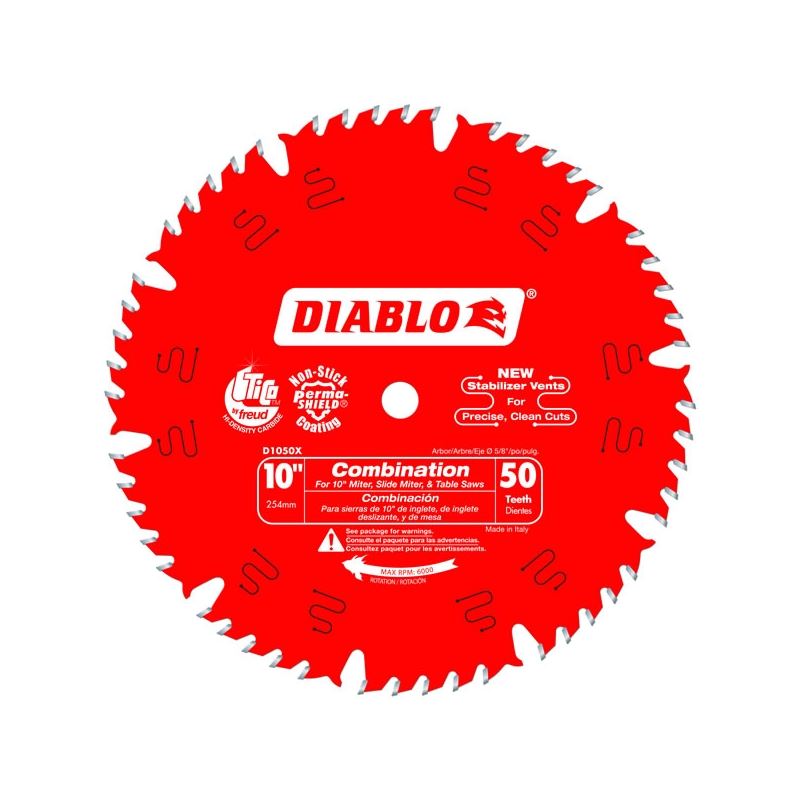 Diablo D1050X 10 in. x 50 Tooth Combination Saw Blade