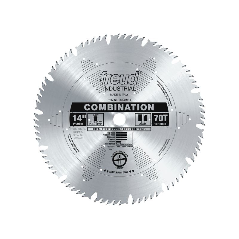 Freud | LU84M014 14" Industrial Combination Saw Blade