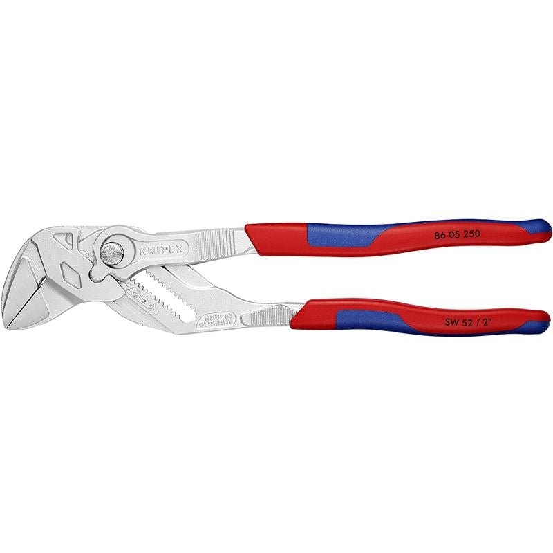 KNIPEX 86 05 250 10 in Pliers Wrench, Chrome, Multi-Component