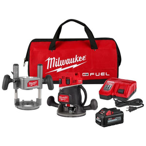 Milwaukee 2838-21 M18 FUEL 18 Volt Lithium-Ion Brushless Cordless 1/2 in. Router Kit