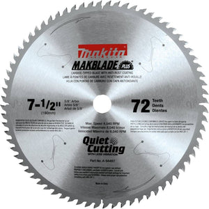 Makita A-94487 7-1/2in 72T Carbide Tipped Miter Saw Blade