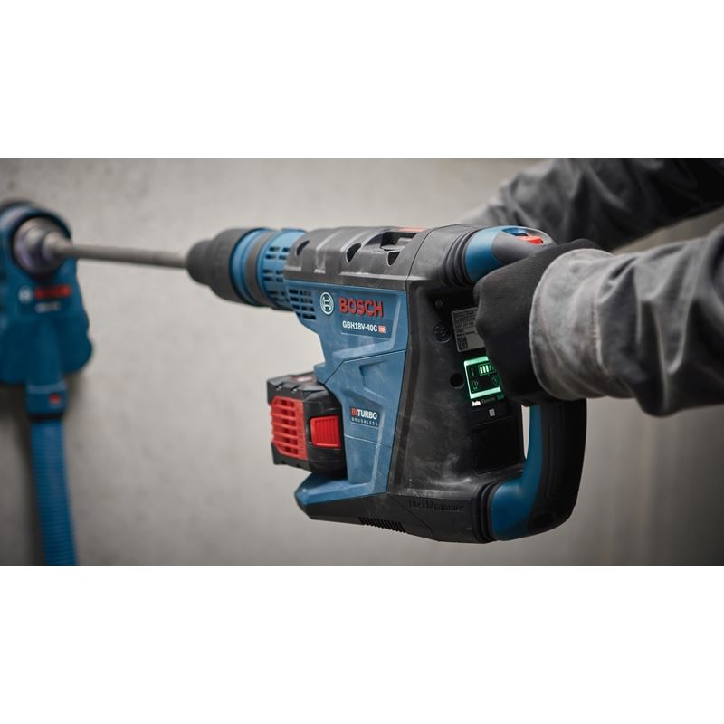 Bosch GBH18V-40CK27 PROFACTOR 18V Hitman Connected-Ready SDS-max 1-5/8 In. Rotary Hammer Kit with (2) CORE 18V 12.0 Ah PROFACTOR Exclusive Batteries