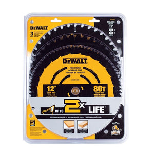 DEWALT DWA112CMB3 3-Pack 12in General Purpose Blades