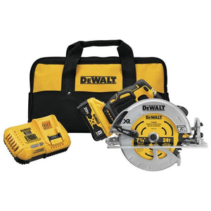 DEWALT DCS574W1 20V MAX* XR BRUSHLESS 7-1/4 in. CIRCULAR SAW WITH POWER DETECTTool Technology