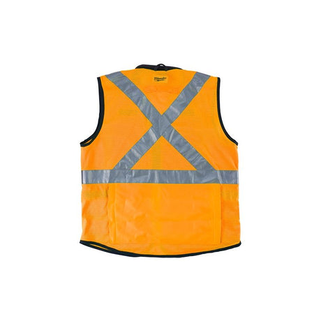 Milwaukee 48-73-5092 High Visibility Orange Performance Safety Vest - L/XL (CSA)