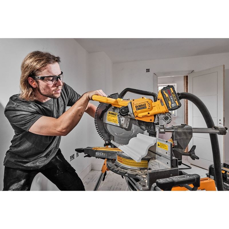 DEWALT DCS781X1 60V MAX  12in. Double Bevel Sliding Miter Saw