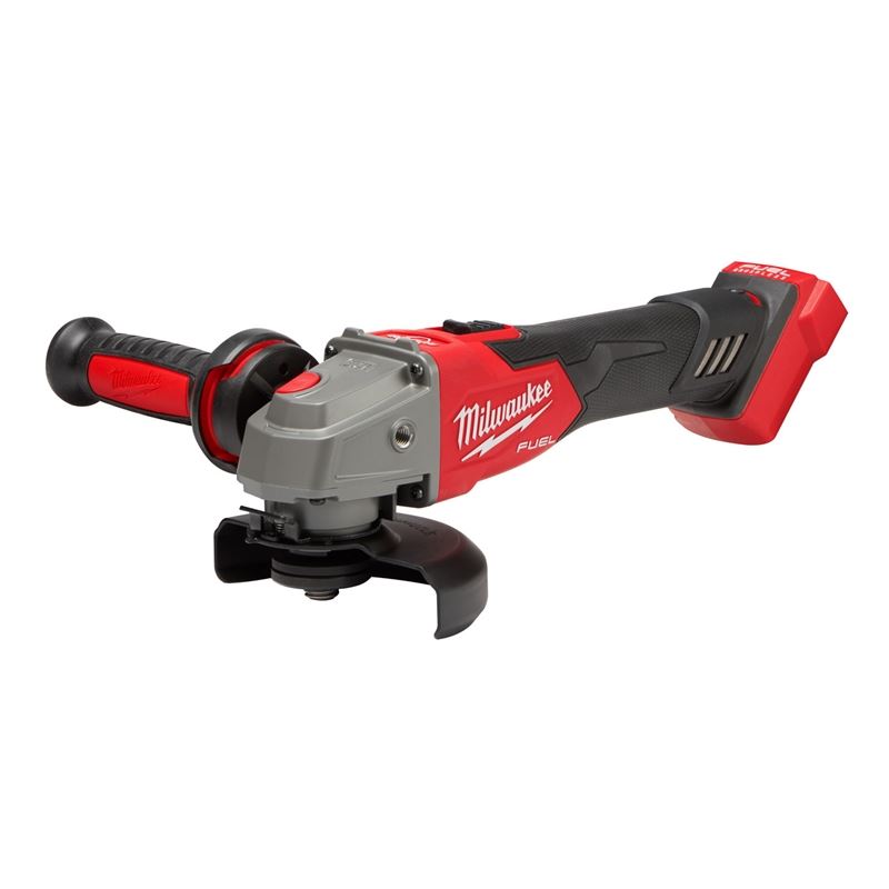 Milwaukee 2889-20 M18 FUEL 4-1/2in / 5in Variable Speed Braking Grinder, Slide Switch Lock-On