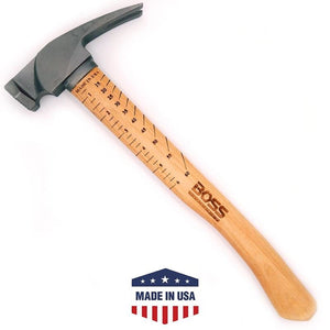 Boss BH12TIHI16 12 OZ. Titanium Hybrid Hammer Hickory Handle