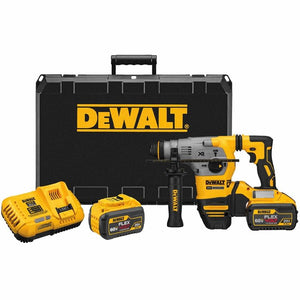 DEWALT DCH293X2 20V Max XR Brushless 1-1/8â€ L-Shape SDS Plus Rotary Hammer Kit w/9.0Ah