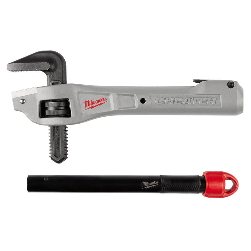 Milwaukee 48-22-7322 CHEATER Aluminum Offset Adaptable Pipe Wrench