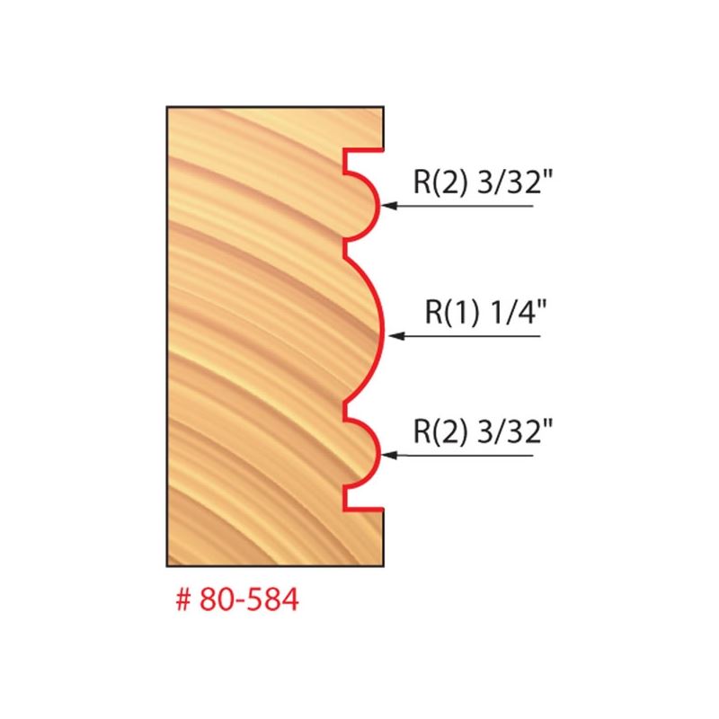 Freud | 80-584 15/16 (Dia.) Triple Beading Bit