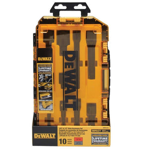 DEWALT DWMT74741 10pc 3/8 in and 1/2 in Drive Impact Socket Accessory Set