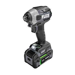 FLEX FX1371A-2B 1/4 in QUICK EJECT HEX IMPACT DRIVER WITH MULTIMODE KIT