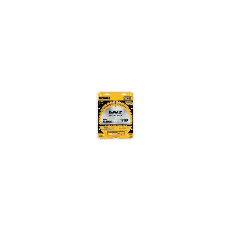 DEWALT | DW3106P5 2-Piece 10" Series 20 Circular Saw Blade Combo Pack