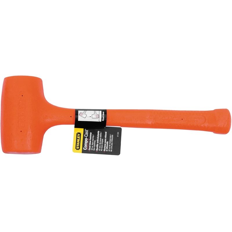 Stanley 57-533 42 oz Compo-CastÂ® Standard Head Soft Face Hammer