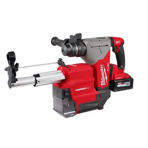 Milwaukee 2915-22DE M18 FUEL 1-1/8in SDS Plus Rotary Hammer w/ ONE-KEY and HAMMERVAC Dedicated Dust Extractor Kit