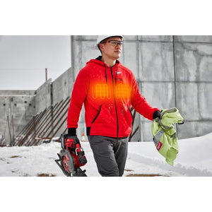 Milwaukee 306R-20 M12 HEATED HOODIE - RED