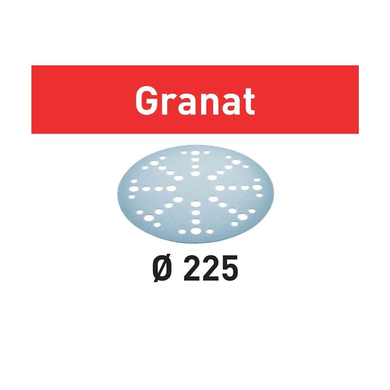 Festool - 205653 - Abrasive sheet Granat STF D225/48 P40 GR/25