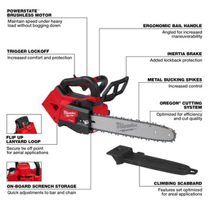 Milwaukee 2826-20T M18 FUEL  14in Top Handle Chainsaw