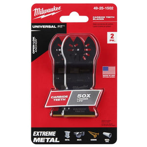 Milwaukee 49-25-1502 OPEN-LOK 1-3/8 in Titanium Enhanced Carbide Teeth Metal Blade 2 Pk