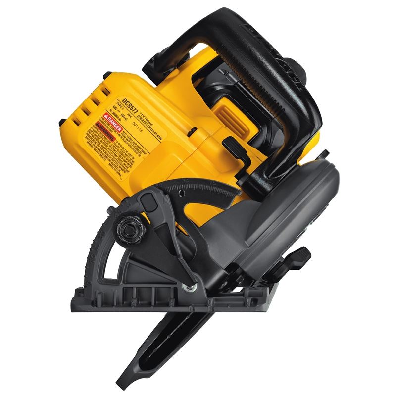 DCS577X1 FLEXVOLTÂ® 60V MAX* 7-1/4 in. Cordless Worm Drive Style Saw (9.0Ah Battery)