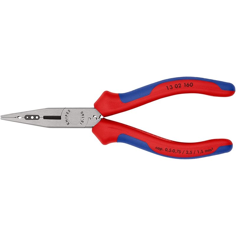 KNIPEX 13 02 160 SBA 6-1/4 in 4-in-1 Electricians' Pliers, Metric Wire, Multi-Component