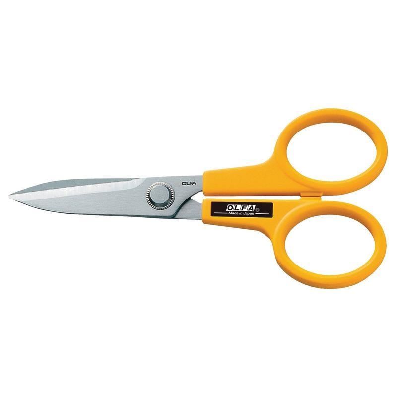 OLFA SCS-2 7 in Serrated-Edge Stainless Steel Scissors