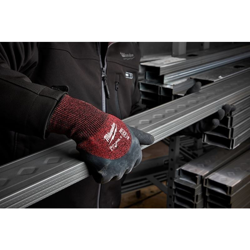 Milwaukee Cut Level 3 Insulated Winter Dipped Gloves