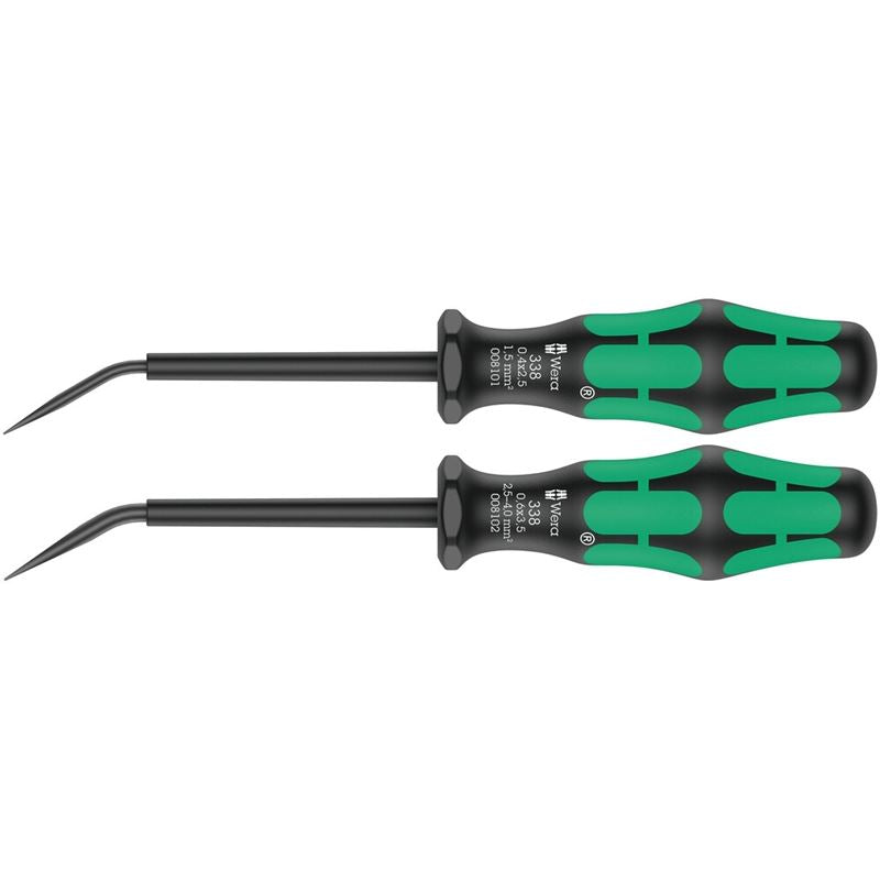 Wera 05008100001 338/2 Set Of Actuation Tools For Terminal Blocks (Spring Cages), 2 Pieces