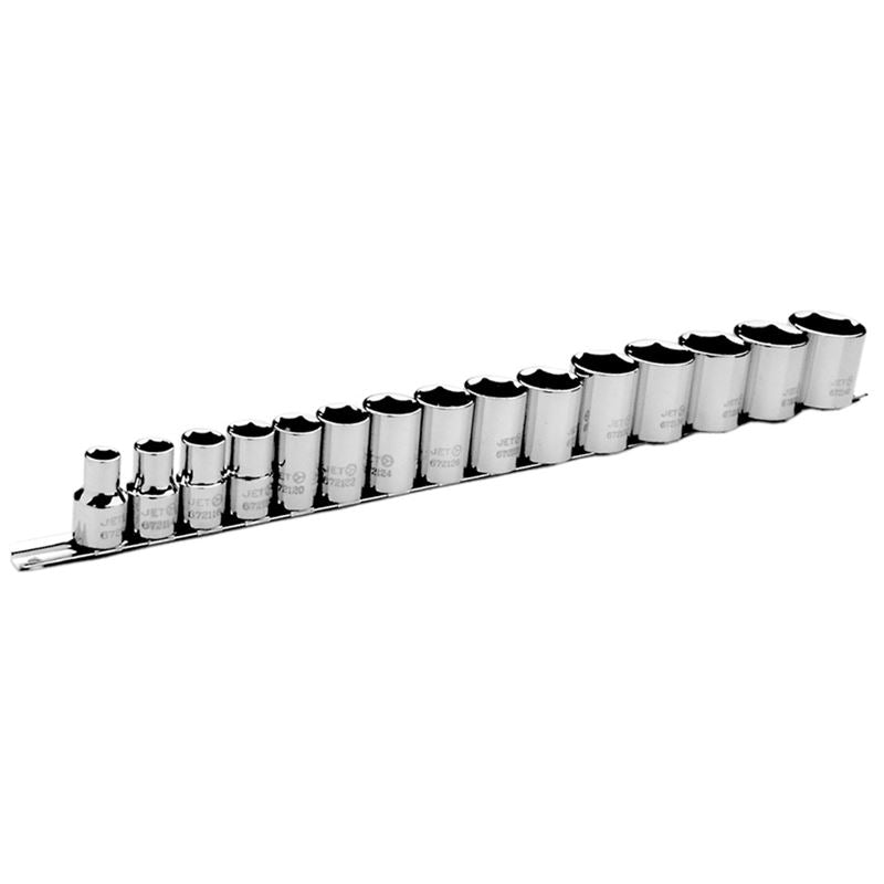 Jet 601316 15 Pc 1/2 Dr S.a.e. Socket Set - 6 Point