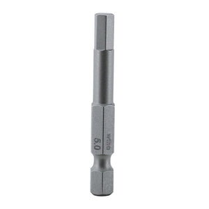 Wiha Hex Metric Power Bit 5.0 x 50mm Pack of 10 Bits