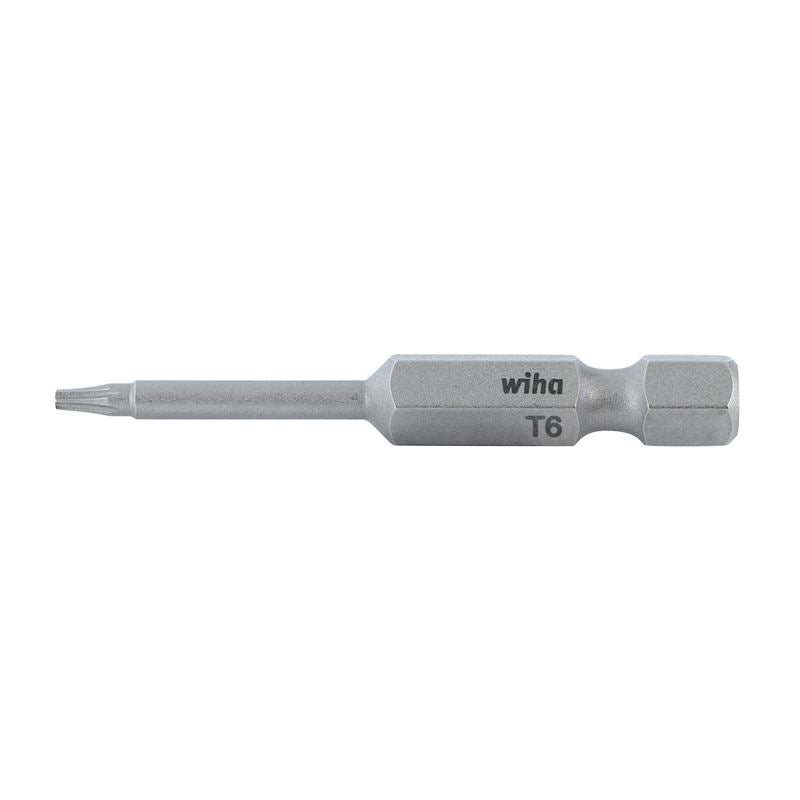 Wiha Torx Power Bit T6 x 50mm Pack of 10 Bits