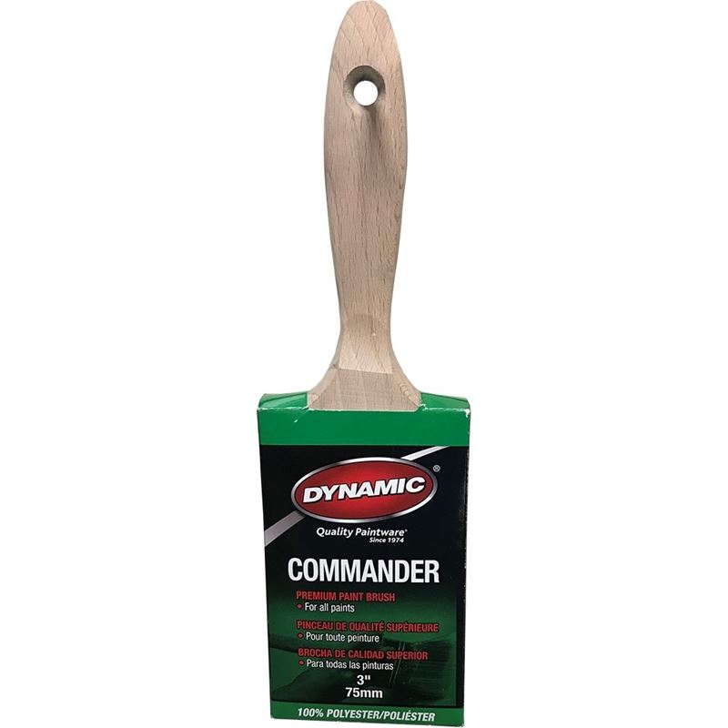 Dynamic HB188107 3" (75mm) Commander Flat Polyester Brush