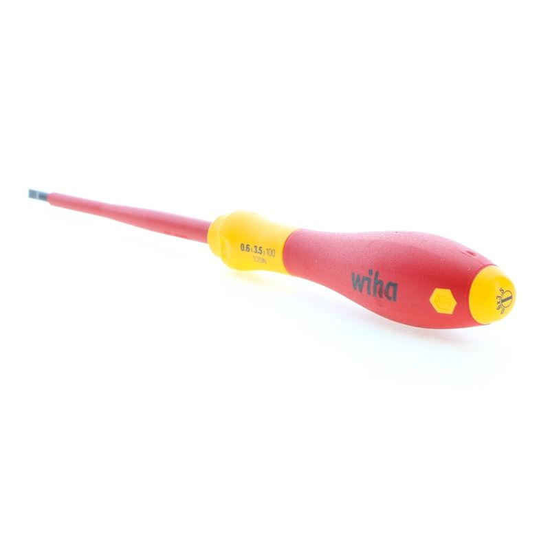 WIHA 92005 Insulated SoftFinish Slotted Screwdriver 3.5