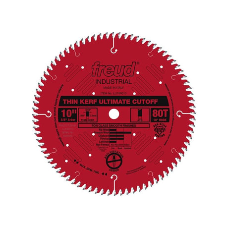 Freud | LU74R010 10" Thin Kerf Ultimate Cut-Off Blade