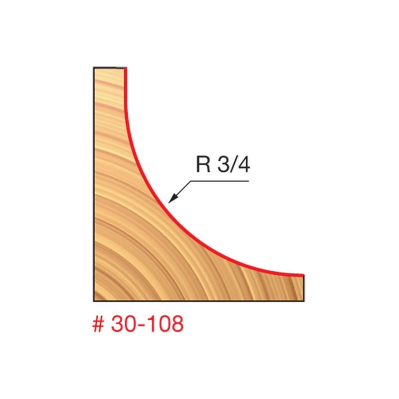 Freud | 30-108 3/4 Radius Cove Bit