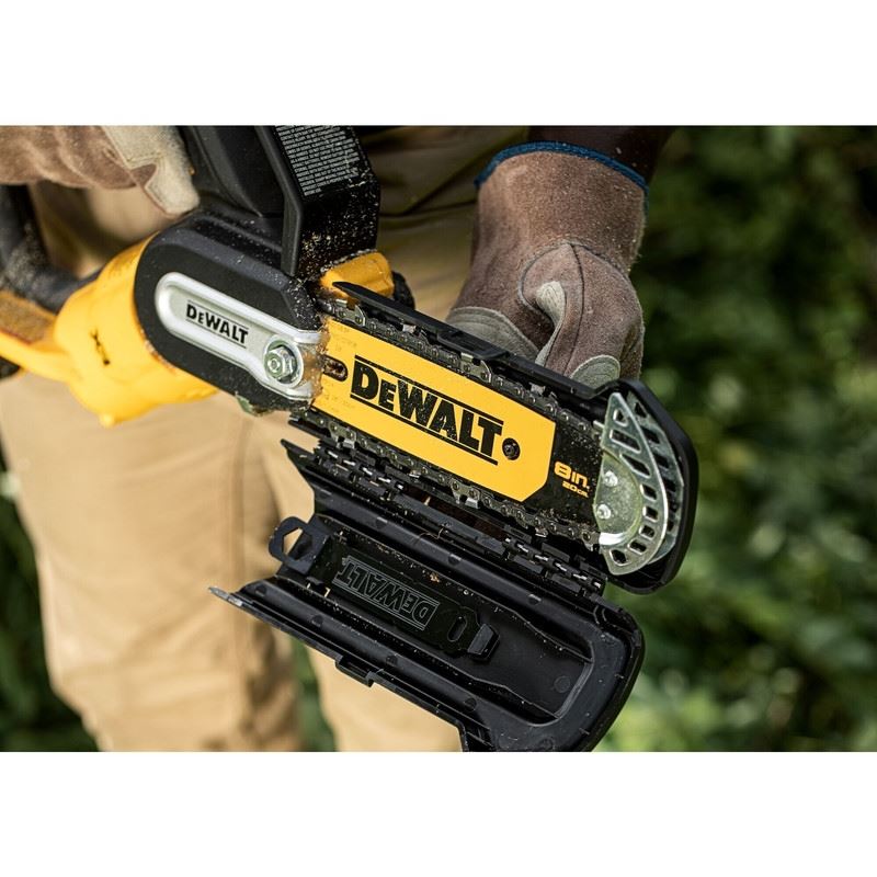 DEWALT DCCS623L1 20V MAX 8 in. Brushless Cordless Pruning Chainsaw Kit with 3 Ah Battery