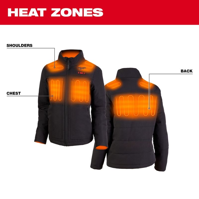 Milwaukee 234B-21 M12 WOMENS HEATED AXIS JACKET KIT- BLACK