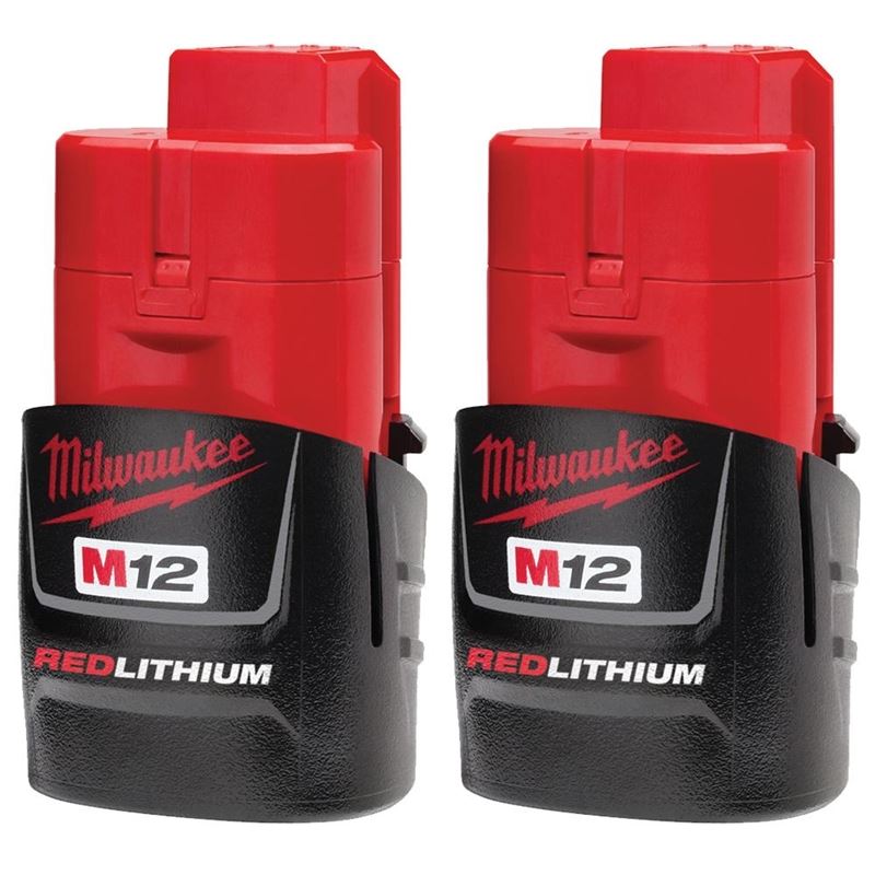 48-11-2411 M12 REDLITHIUM 1.5Ah Compact Battery Pack - 2 Piece