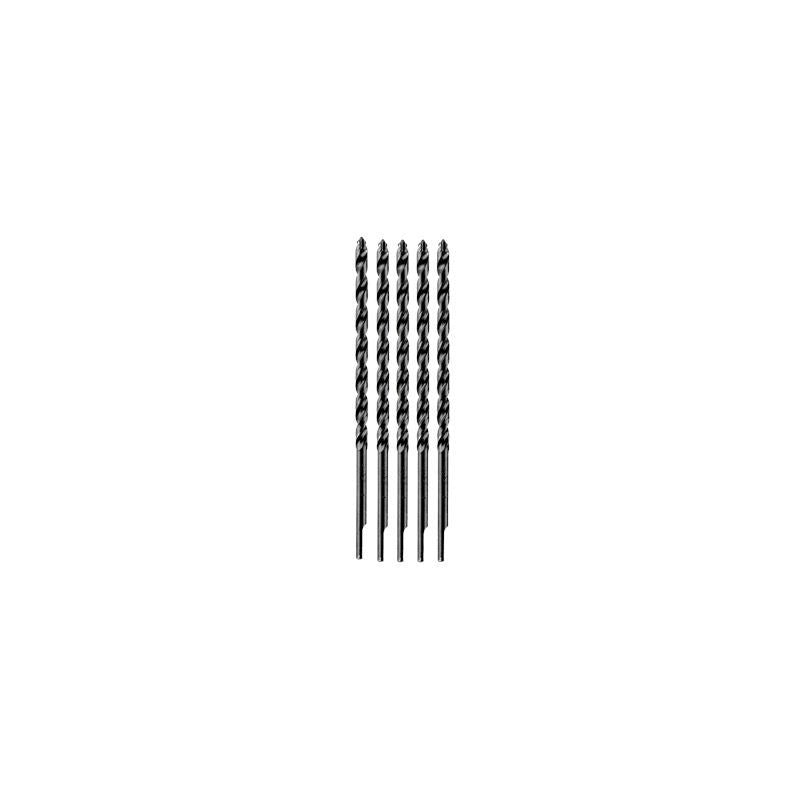 Bosch TC5005 5 Pieces 3/16 In. x 4-1/2 In. Flat Shank Hex Masonry Drill Bits