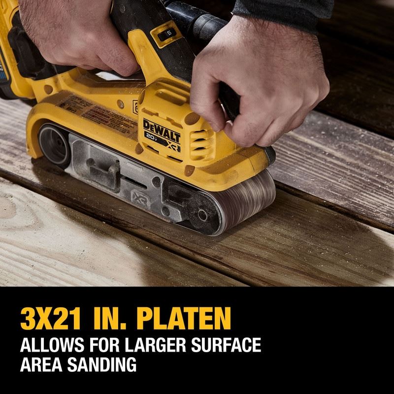 DEWALT DCW220B 20V MAX XR Brushless Cordless Belt Sander (Tool Only)