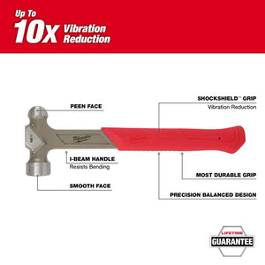 Milwaukee 48-22-9130 16oz STEEL BALL PEEN HAMMER